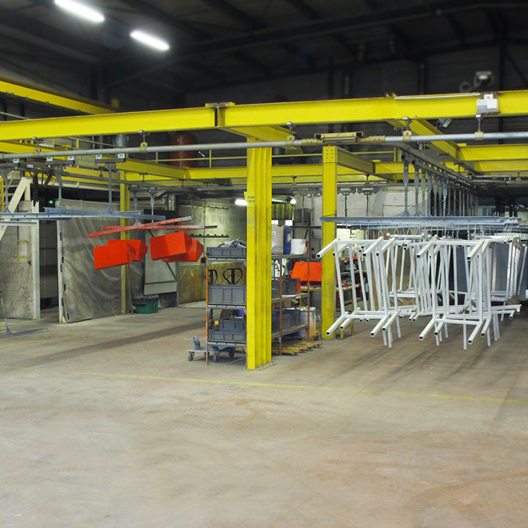 Levigne finition peinture poudre sous-traitance tolerie